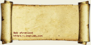 Joakim Ranković vizit kartica